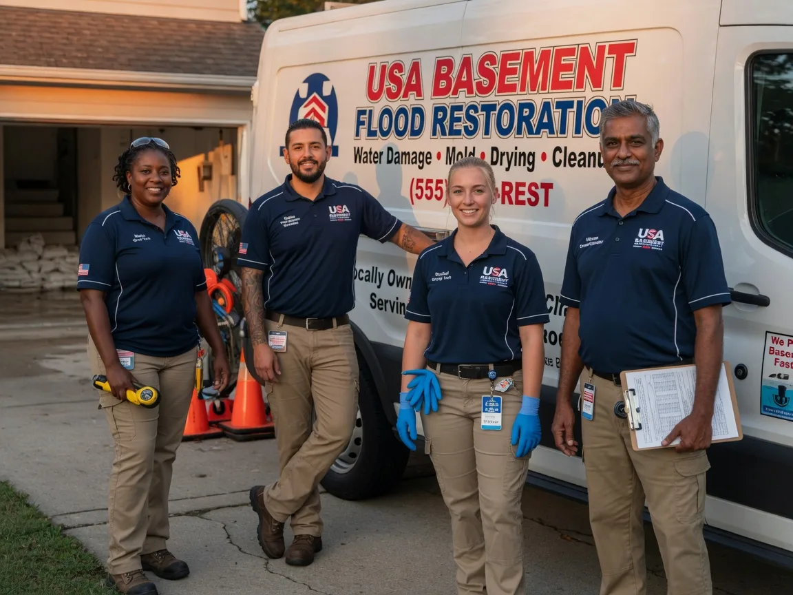 Basement Flood Cleanup company in Sciota, IL
